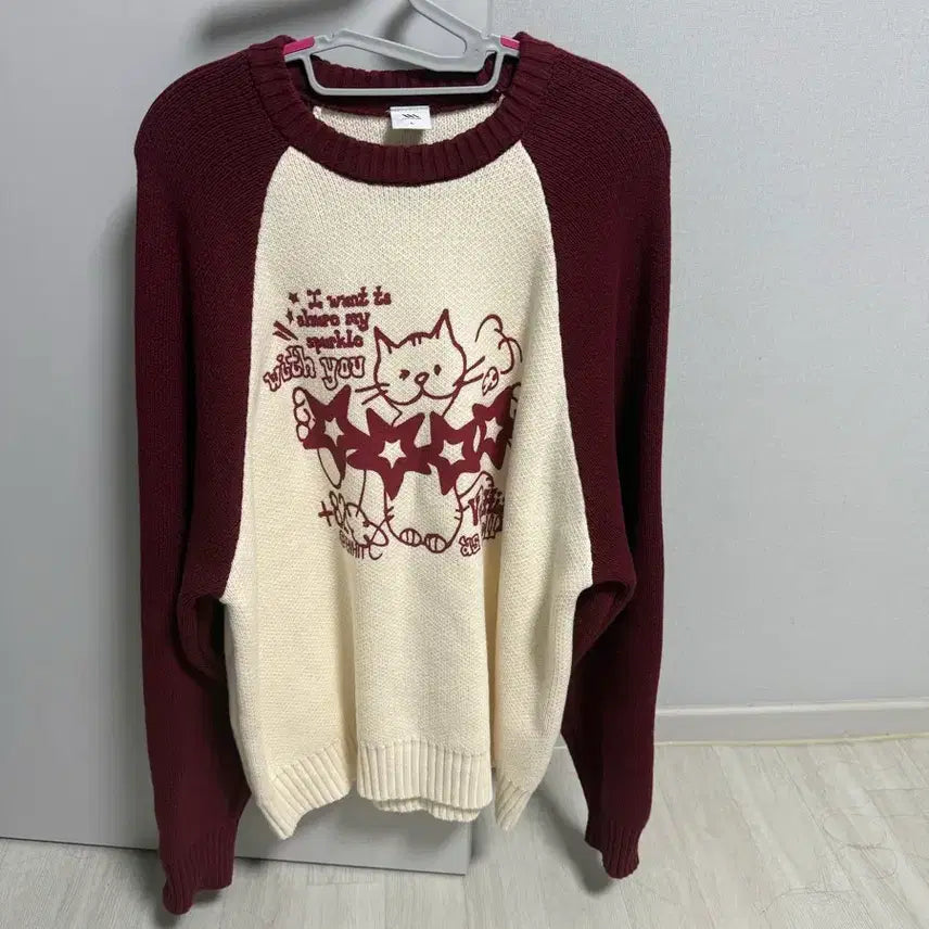 [BUNJANG] Benhit Star Cat Raglan Knit / 벤힛 스타캣 레글런 니트