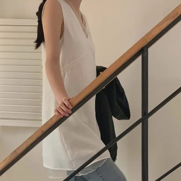[BUNJANG] 지그재그 루어스룸 새틴 레이어드 원피스 / 지그재그 루어스룸 새틴 레이어드 원피스