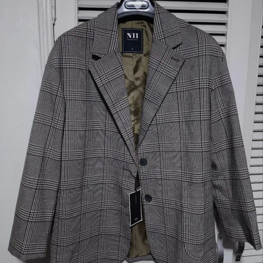 [BUNJANG] NII Check Blazer / 새거 F 프리 NII 니 체크 블레이져