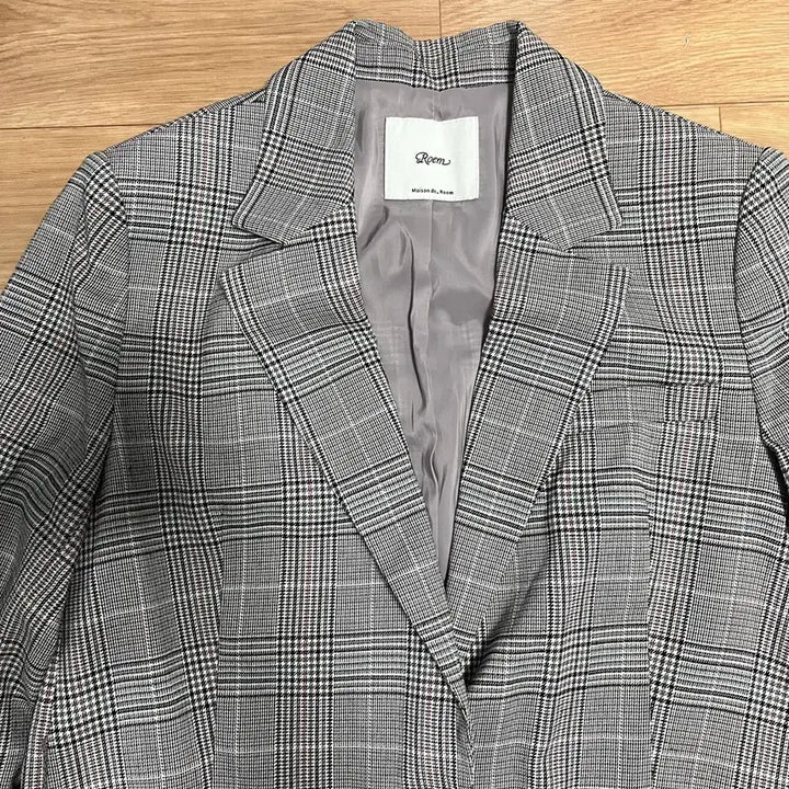 [BUNJANG] Roem Check Pattern Jacket / Roem 체크 패턴 자켓