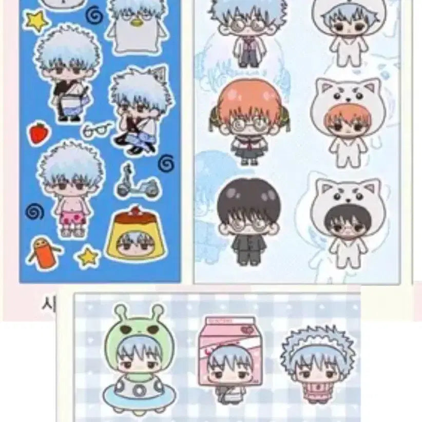 [BUNJANG] Gintama Sakata Gintoki Unofficial Sticker / 오늘까지 판매)비타 님 은혼 비공식 스티커 사카타 긴토키 해결사