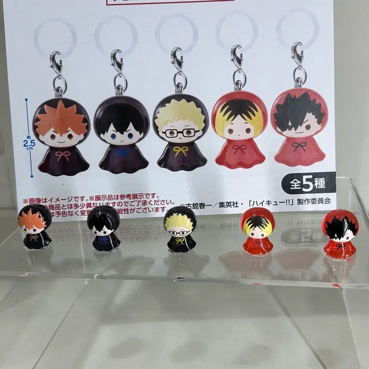 [BUNJANG] Haikyuu!! Mejirushi Figure Keyring - Hinata, Kenma, Tsukishima / 하이큐 메지루시 가챠 피규어 키링 / 켄마 히나타 츠키시마