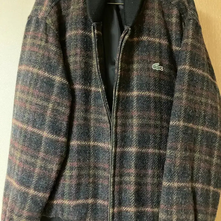 [BUNJANG] Lacoste Vintage Check Jacket / 라코스테 빈티지 체크 자켓 95-100