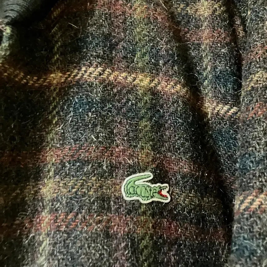 [BUNJANG] Lacoste Vintage Check Jacket / 라코스테 빈티지 체크 자켓 95-100