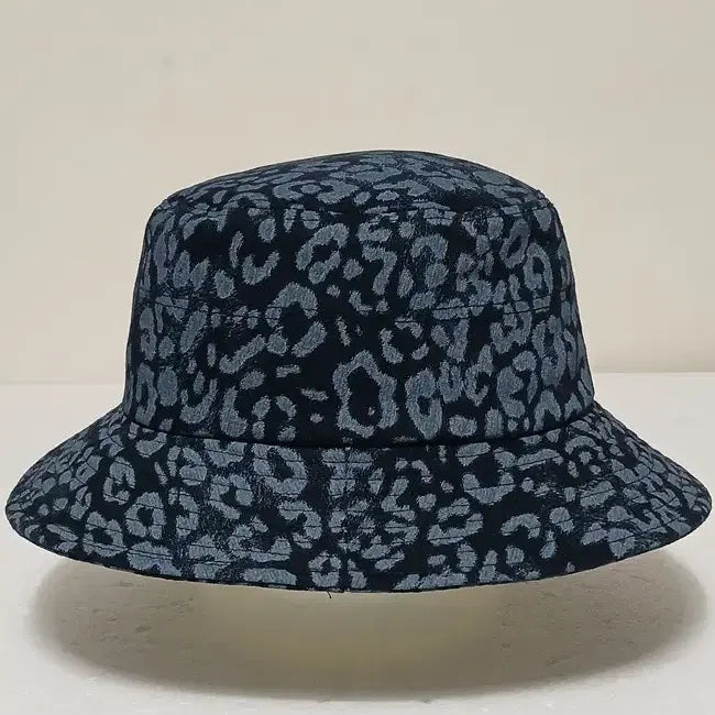 [BUNJANG] Soyoom Leopard Blue Bucket Hat / (56~57) 소윰 SOYOOM 레오파드 블루 버킷햇