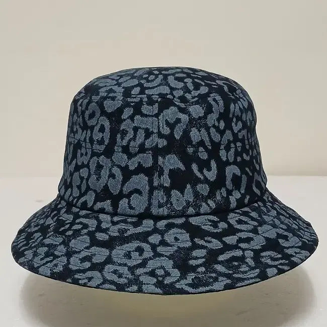 [BUNJANG] Soyoom Leopard Blue Bucket Hat / (56~57) 소윰 SOYOOM 레오파드 블루 버킷햇