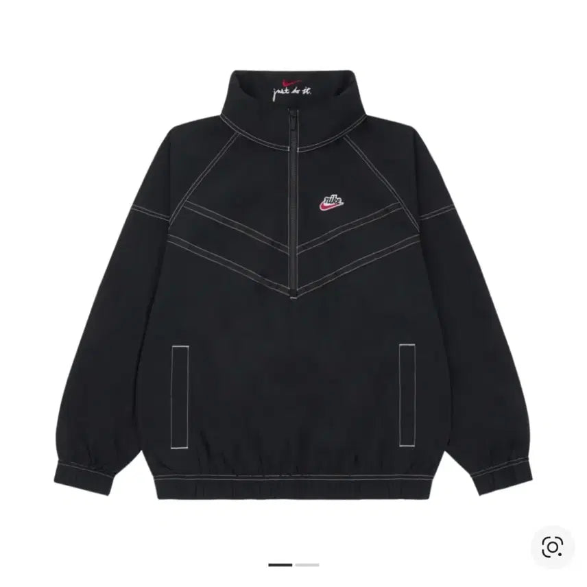 [BUNJANG] Nike NSW Windrunner SW5 Black Jacket / 나이키 NSW 윈드러너 SW5 블랙 - 아시아 s사이즈