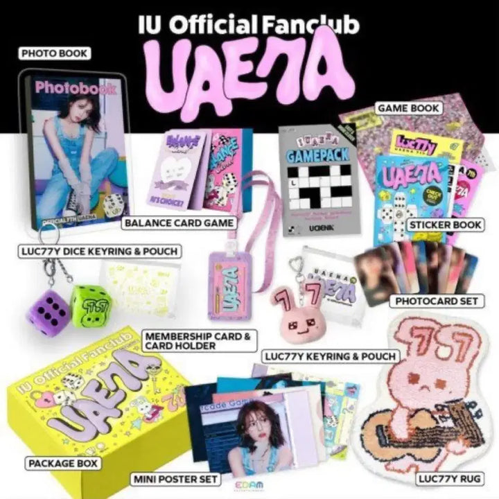 [BUNJANG] IU UAENA 7th Lucky Kit / 아이유 유애나 7기 럭끼 키트