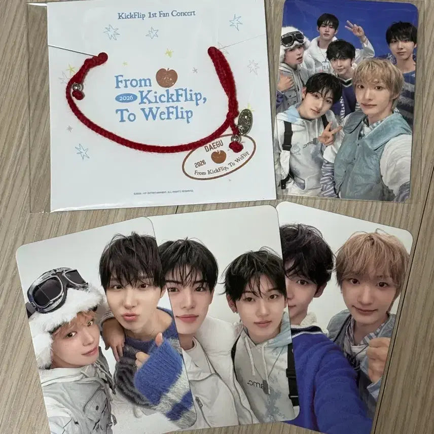[BUNJANG] Kickflip Fancon Daegu WeFlip Zone Bracelet / 킥플립 팬콘 대구 위플립존