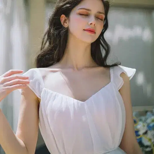 [BUNJANG] Graceyu Elf Dress Ivory / 그레이스유 Elf 엘프 원피스 아이보리