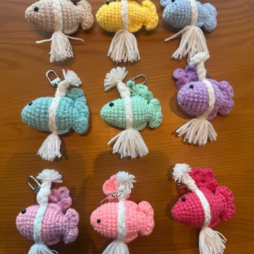 [BUNJANG] Handmade Cod Tassel Keyring / 액막이 명태 키링