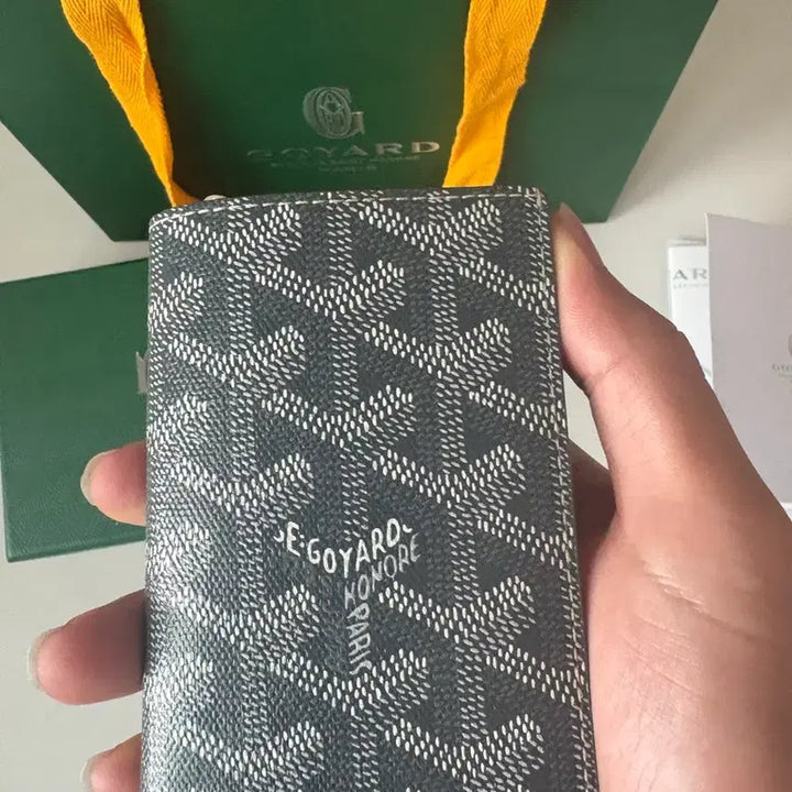 [BUNJANG] Goyard Card Wallet Gray / 고야드 카드지갑 그레이
