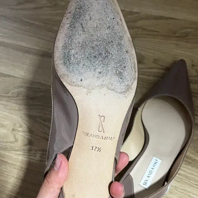 [BUNJANG] Six &amp; Half Gia Maroon Heels / 식스앤어하프 gia 245 마룬컬러