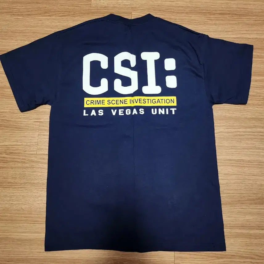[BUNJANG] 00s Deadstock Vintage CSI Las Vegas Delta T-Shirt Navy / 00s 데드스탁 빈티지 CSI  미국 델타 티셔츠 네이비