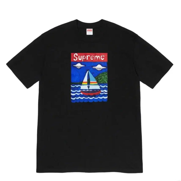 [BUNJANG] Supreme Sailboat T-Shirt Black / 슈프림 세일보트 티셔츠 [블랙]