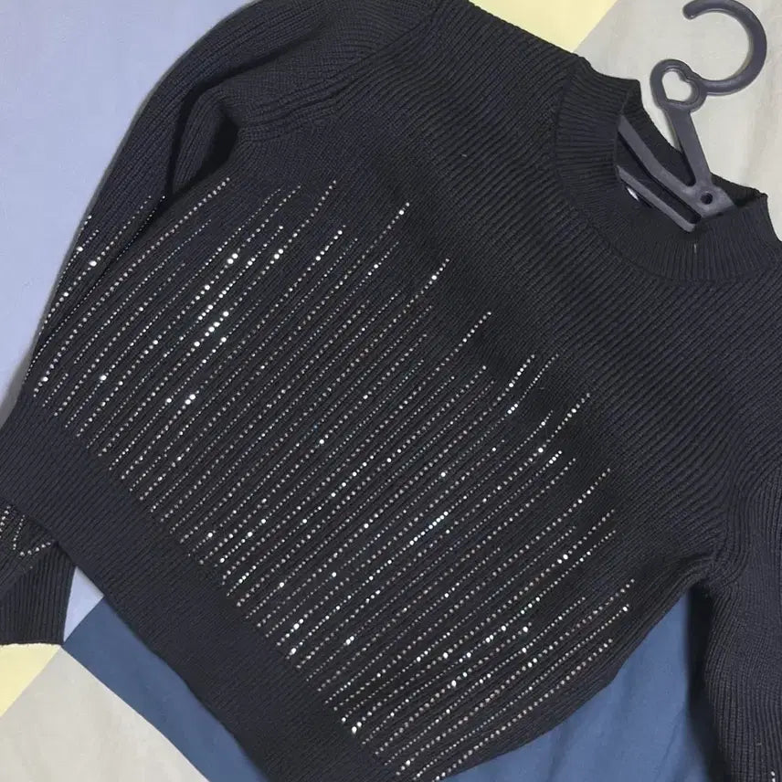 [BUNJANG] Mango Beaded Knit Sweater S / MANGO 망고 비즈 니트 S