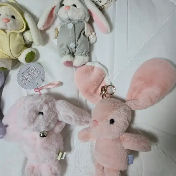 [BUNJANG] Rabbit Plush Keychain Bundle / 키링 인형 토끼 일괄 장난감