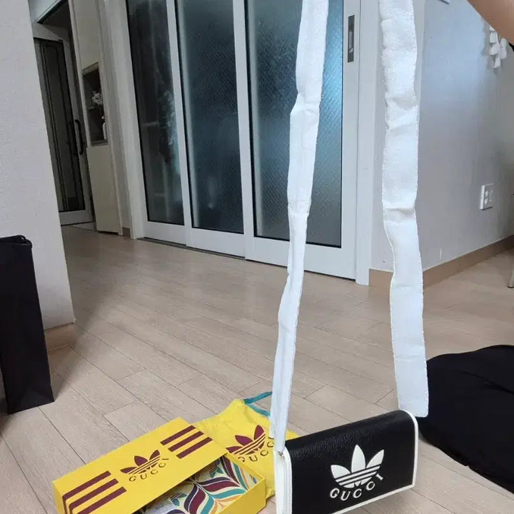 [BUNJANG] Gucci x Adidas Chain Wallet Mini Bag Black / 구찌 아디다스 체인 미니 백