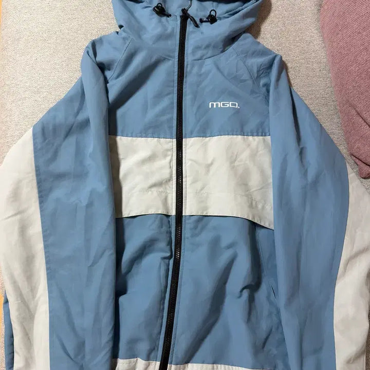 [BUNJANG] Mahagrid Dobby Windbreaker Blue / 급처 마하그리드 도비 윈드브레이커 블루 판매