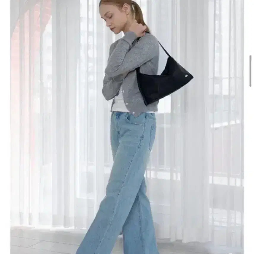 [BUNJANG] GOSE Handbag Evelyn Nylon Shoulder Bag / 고세핸드백 에블린 숄더백 (나일론)
