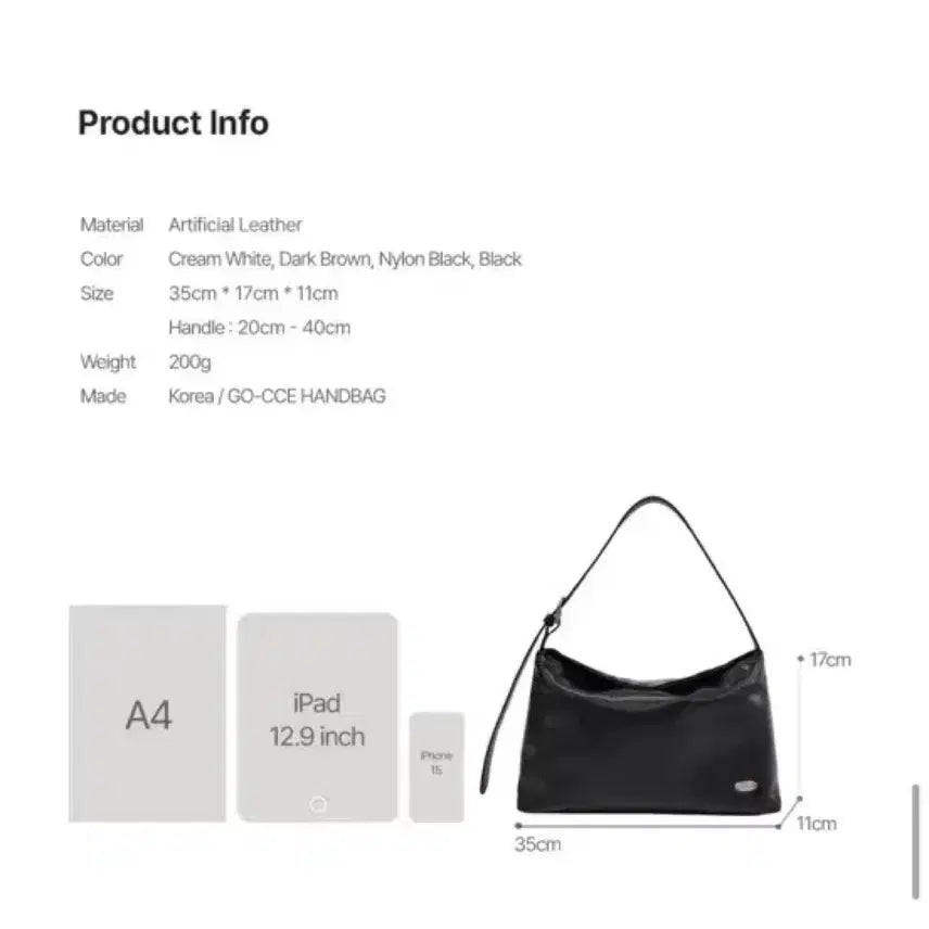 [BUNJANG] GOSE Handbag Evelyn Nylon Shoulder Bag / 고세핸드백 에블린 숄더백 (나일론)