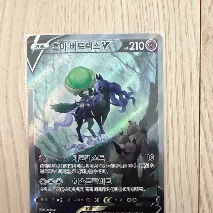 [BUNJANG] Dark Birdrex Pokemon Card / 흑마버드렉스