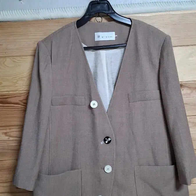 [BUNJANG] It Misha V-Neck Jacket / 잇 미샤 브이넥 자켓