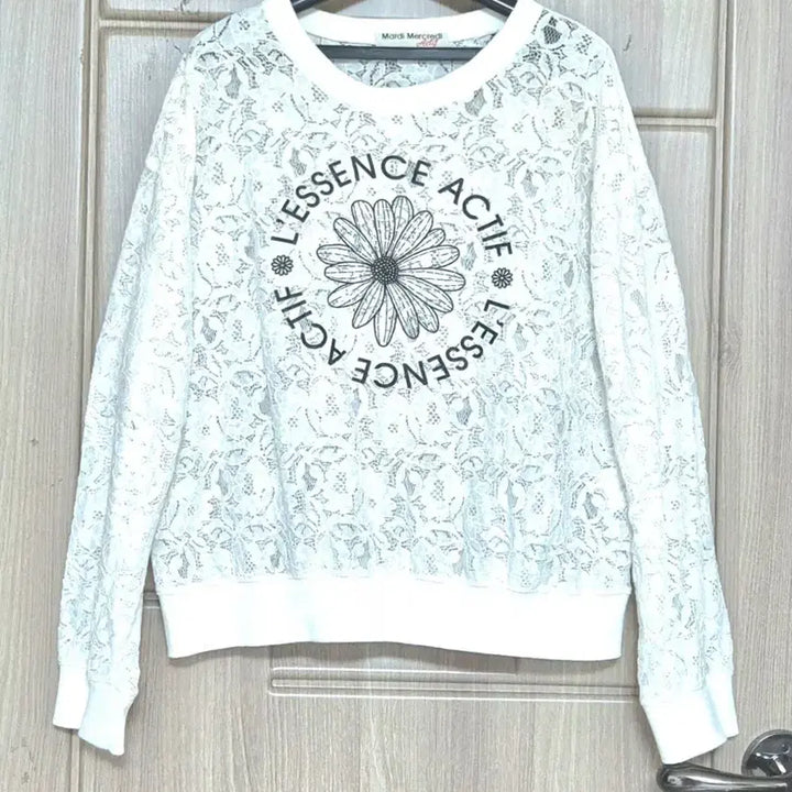 [BUNJANG] Mardi Mercredi Lace Sweatshirt (Women&