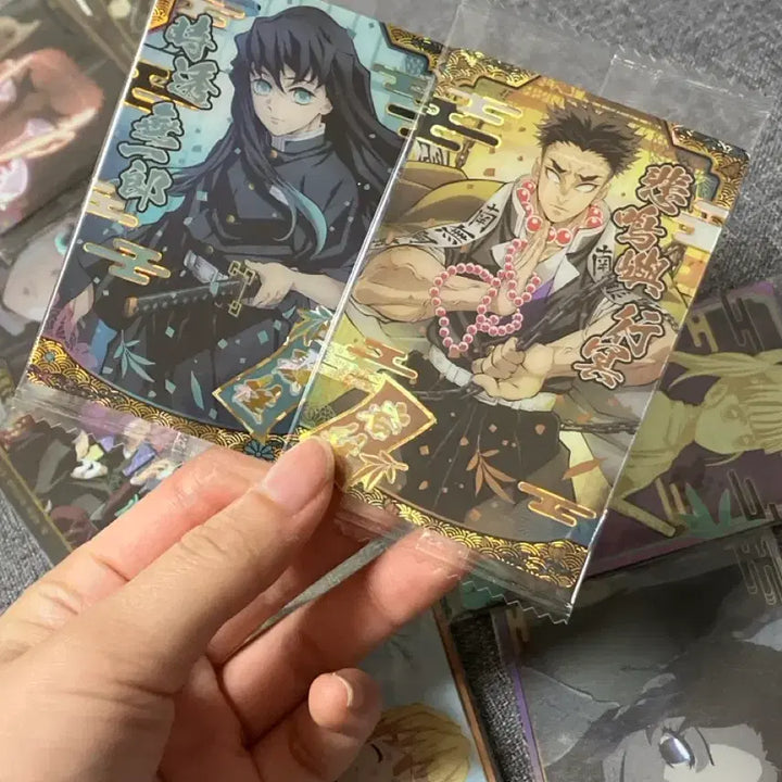 [BUNJANG] Demon Slayer Wafer Card Bundle / 귀멸의칼날 웨하스 카드 무이치로 교메이 sr 시노부 레어 포함 일괄