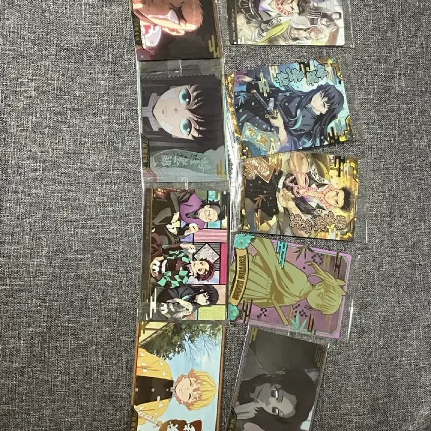 [BUNJANG] Demon Slayer Wafer Card Bundle / 귀멸의칼날 웨하스 카드 무이치로 교메이 sr 시노부 레어 포함 일괄