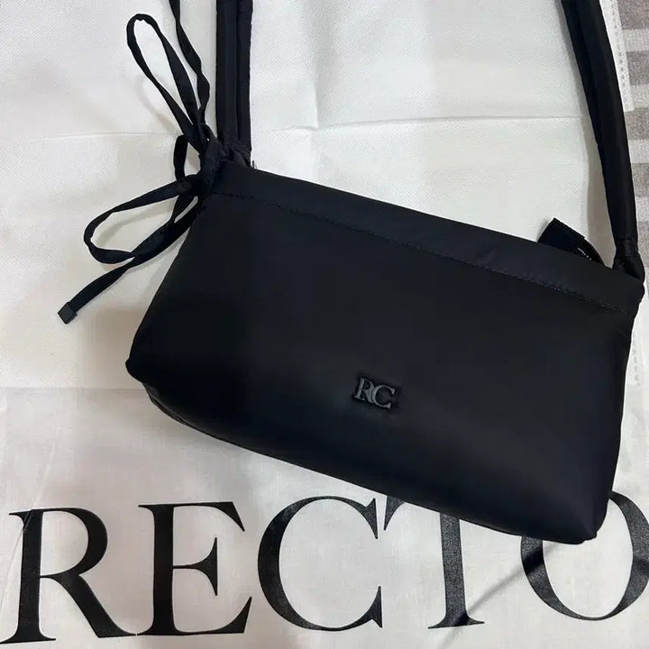 [BUNJANG] Recto Mellow Crossbag Black / 렉토 멜로우 크로스백 검정 (새상품)