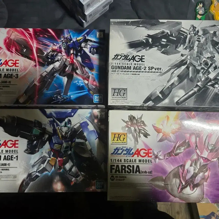 [BUNJANG] HG Gundam AGE Series Plastic Model Kit Bundle Set / HG 건담 AGE 시리즈 프라모델 일괄