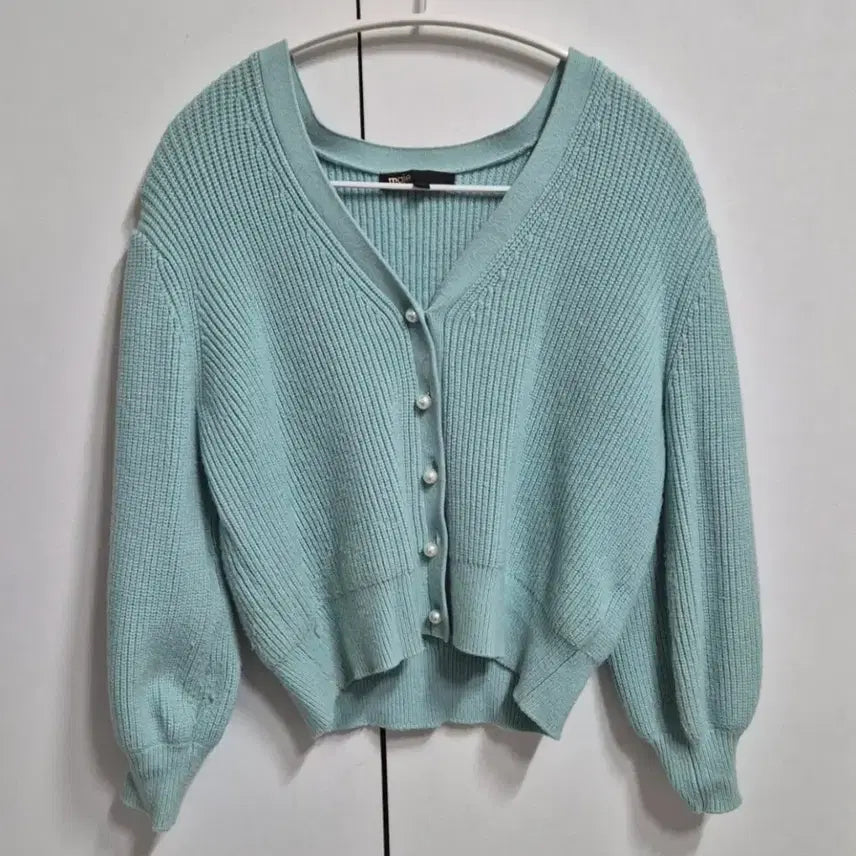 [BUNJANG] Maje Mint Cardigan Size 1 / 마쥬 민트 가디건 1사이즈