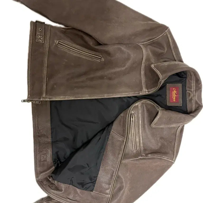 [BUNJANG] Mutimer brown leather jacket large / Mutimer brown leather jacket large