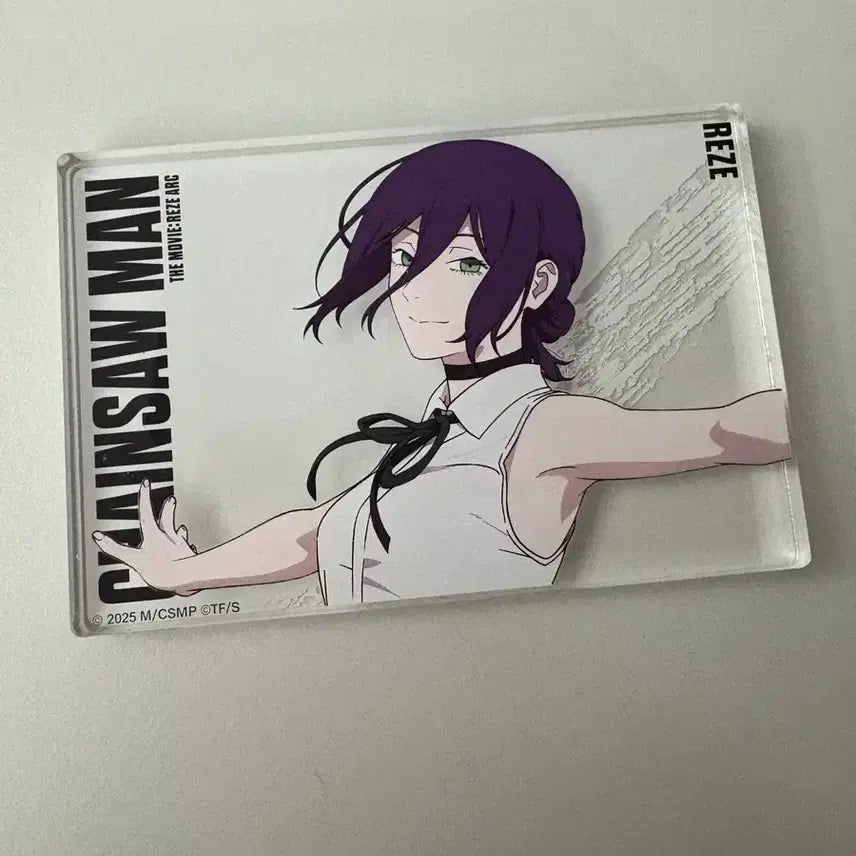 [BUNJANG] Chainsaw Man Baseyard Reze Acrylic Block / 체인소맨 베이스야드 레제 아크릴블록