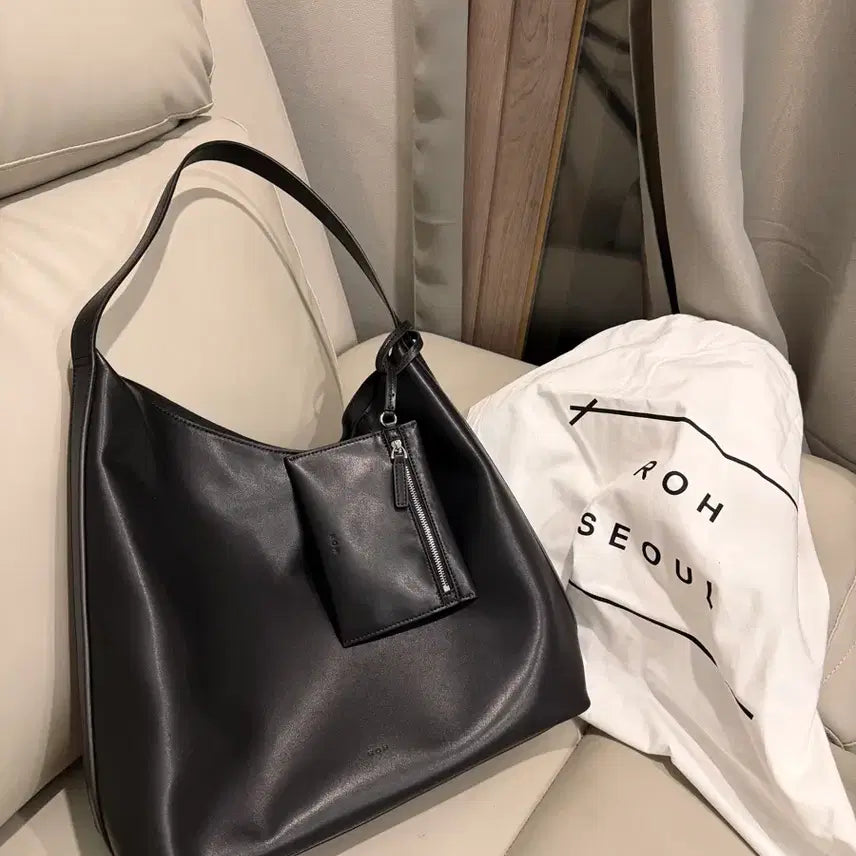 [BUNJANG] ROH SEOUL Shoulder Bag (Black) / ROH SEOUL 가방 블랙 숄더백미사용