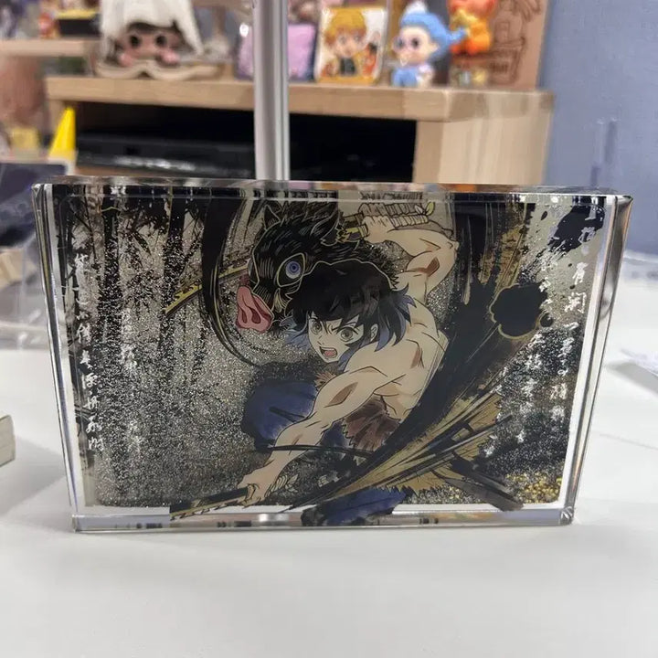 [BUNJANG] Demon Slayer Acrylic Display / 귀멸의칼날 이노스케 아크릴수정 제품 진열품