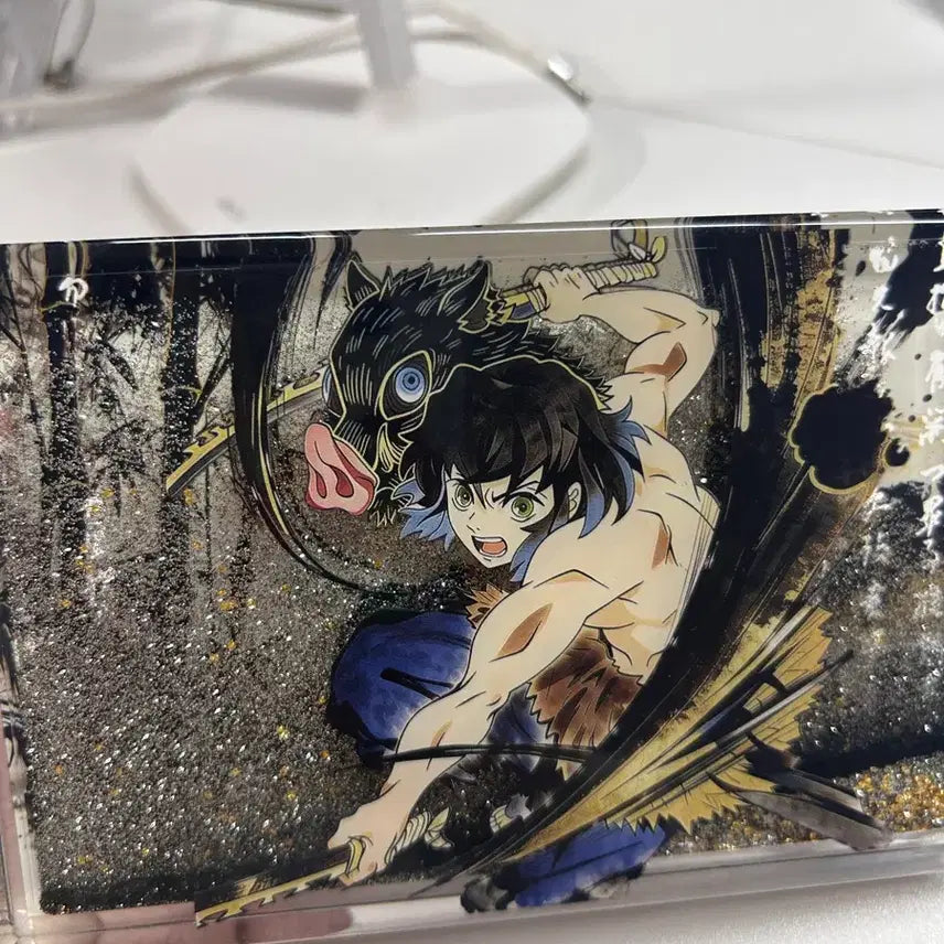 [BUNJANG] Demon Slayer Acrylic Display / 귀멸의칼날 이노스케 아크릴수정 제품 진열품