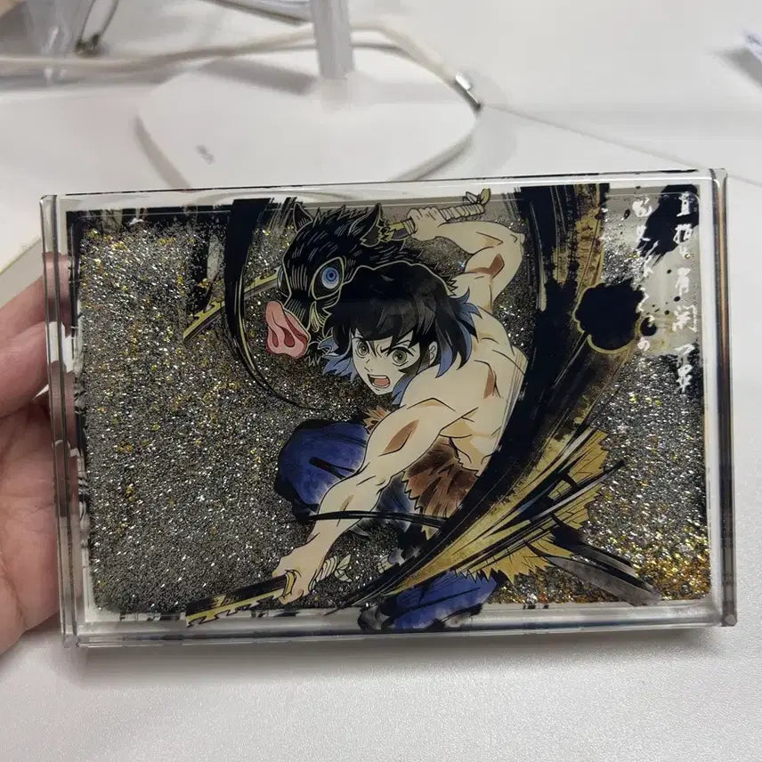 [BUNJANG] Demon Slayer Acrylic Display / 귀멸의칼날 이노스케 아크릴수정 제품 진열품