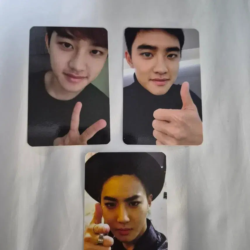 [BUNJANG] EXO D.O. and Suho Photocard Bundle Set / EXO 디오 D.O. + 수호 포토카드 3장