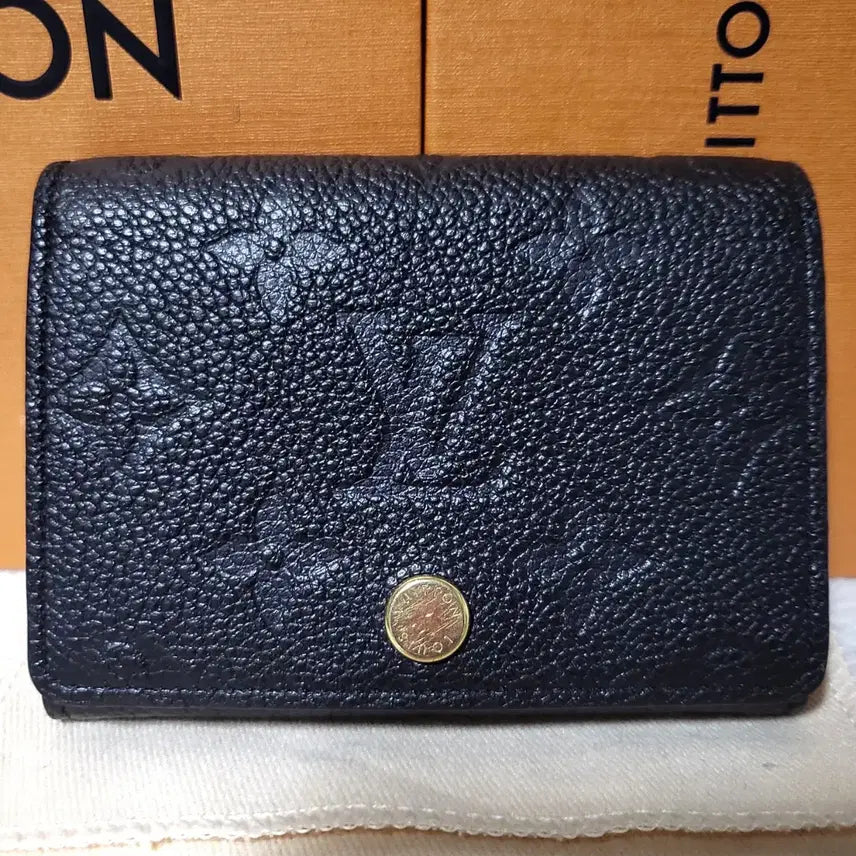[BUNJANG] Louis Vuitton Monogram Empreinte Business Card Holder / [새상품급/풀구성] 루이비통 앙프렝뜨 비즈니스 카드지갑