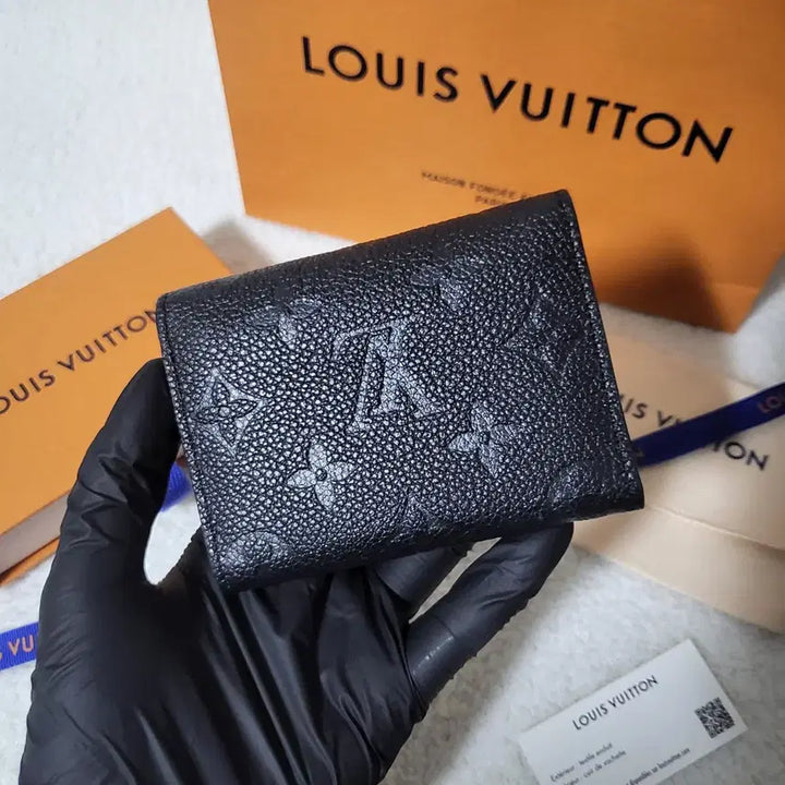 [BUNJANG] Louis Vuitton Monogram Empreinte Business Card Holder / [새상품급/풀구성] 루이비통 앙프렝뜨 비즈니스 카드지갑
