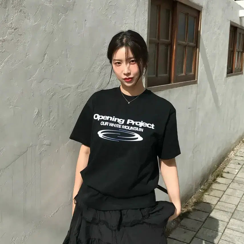 [BUNJANG] 오프닝프로젝트 반팔 (블랙) 판매합니다! / 오프닝프로젝트 반팔 (블랙) 판매합니다!