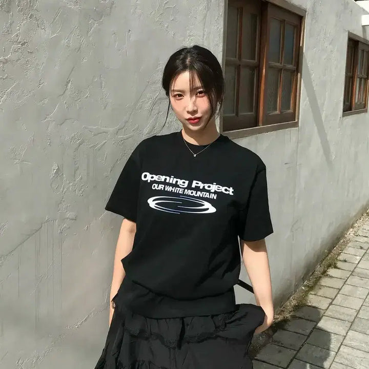 [BUNJANG] 오프닝프로젝트 반팔 (블랙) 판매합니다! / 오프닝프로젝트 반팔 (블랙) 판매합니다!