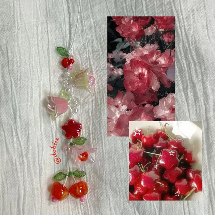 [BUNJANG] Handmade Beaded Keychain K06 / 비즈키링_K06
