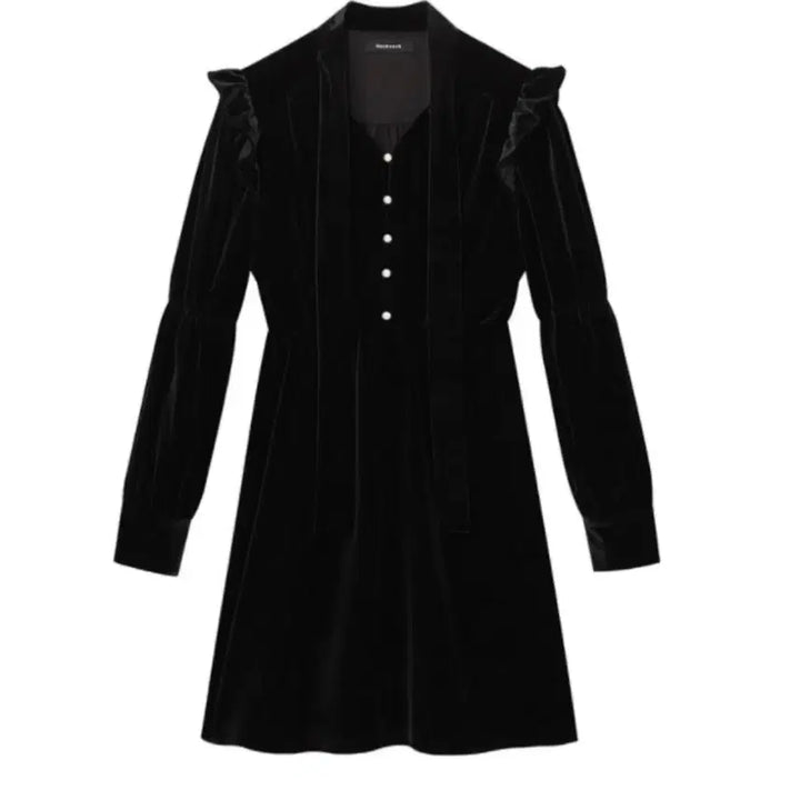 [BUNJANG] Hakeesh Carol Velvet Dress / 하케쉬 캐롤 벨벳 드레스