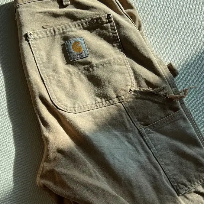 [BUNJANG] Carhartt Double Knee Pants Brown / (34) 칼하트 더블니 팬츠 BRN