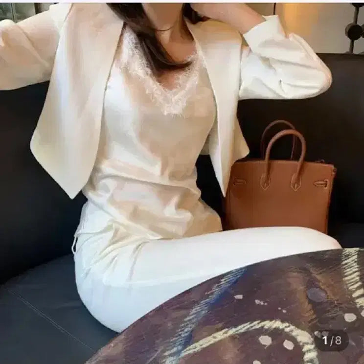 [BUNJANG] Silk Lace Camisole S Imported Clothing / 5.8->2.9 드오브 실크 레이스 나시 S 수입의류