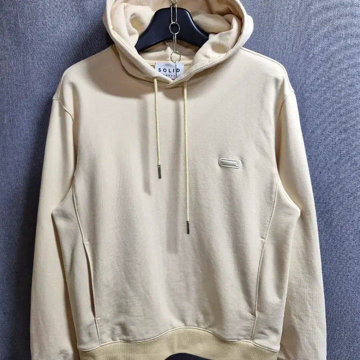[BUNJANG] Solid Homme Hooded Sweatshirt Light Beige / 솔리드옴므 후드티 100
