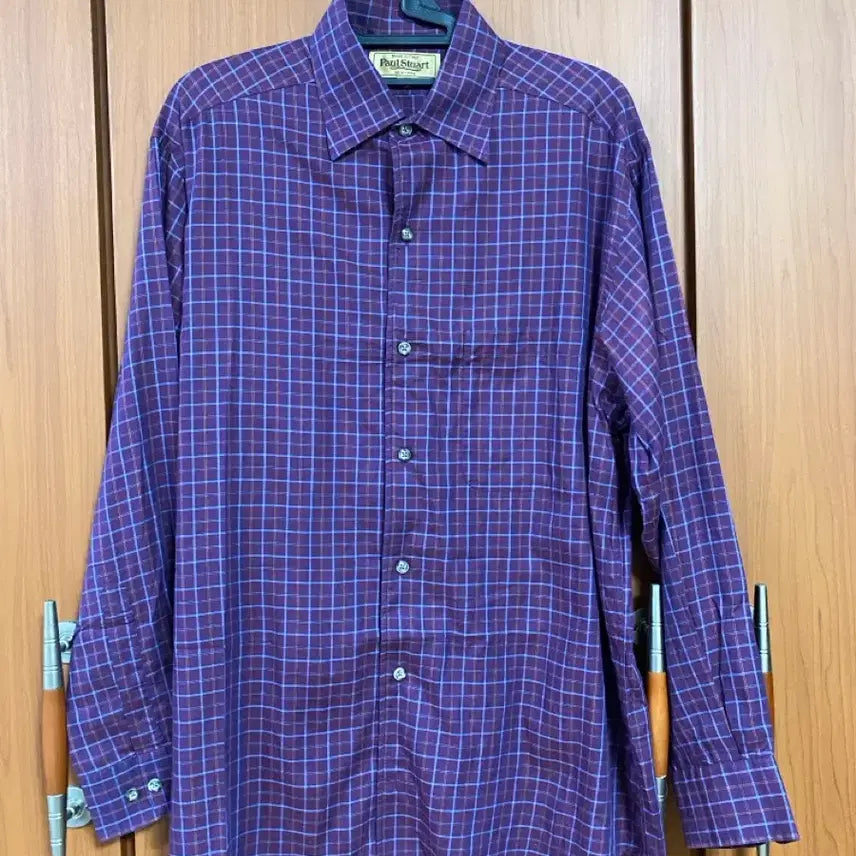[BUNJANG] Paul Stuart New York Check Shirt / [Paul Stuart] 폴스튜어트 뉴욕 코트 체크 셔츠 S사이즈